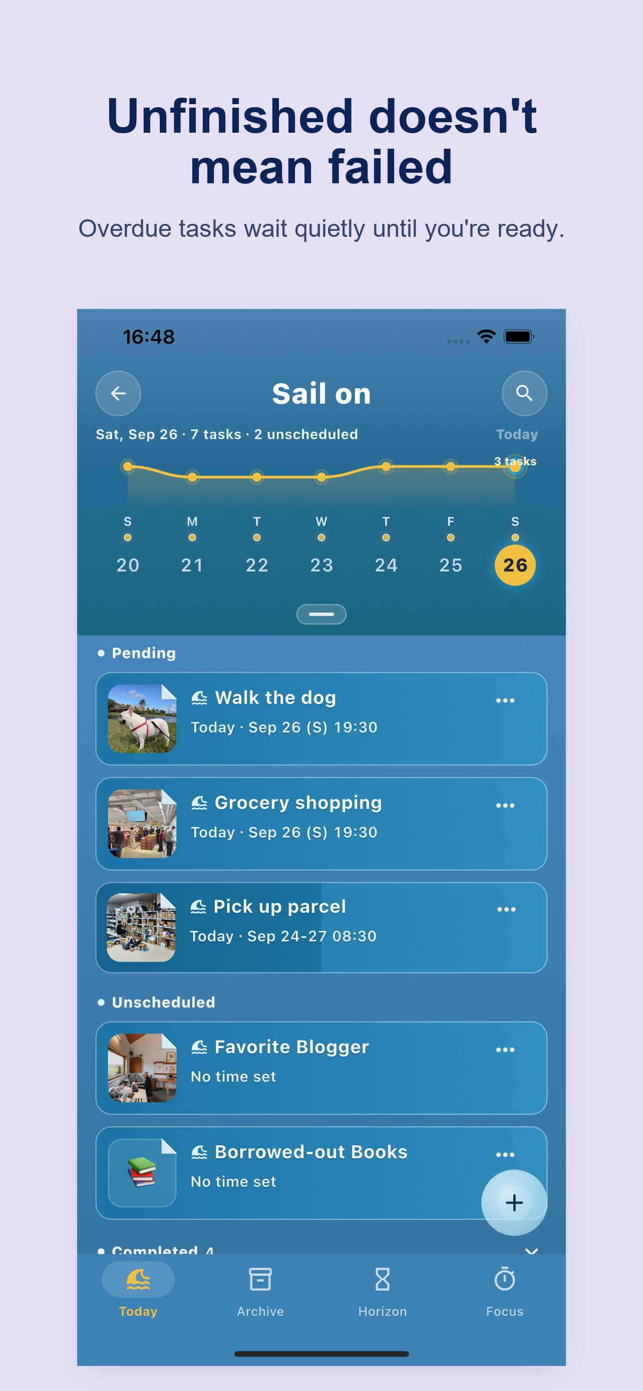 Screenshot 2 of Gatherlight: To-Do & Habits