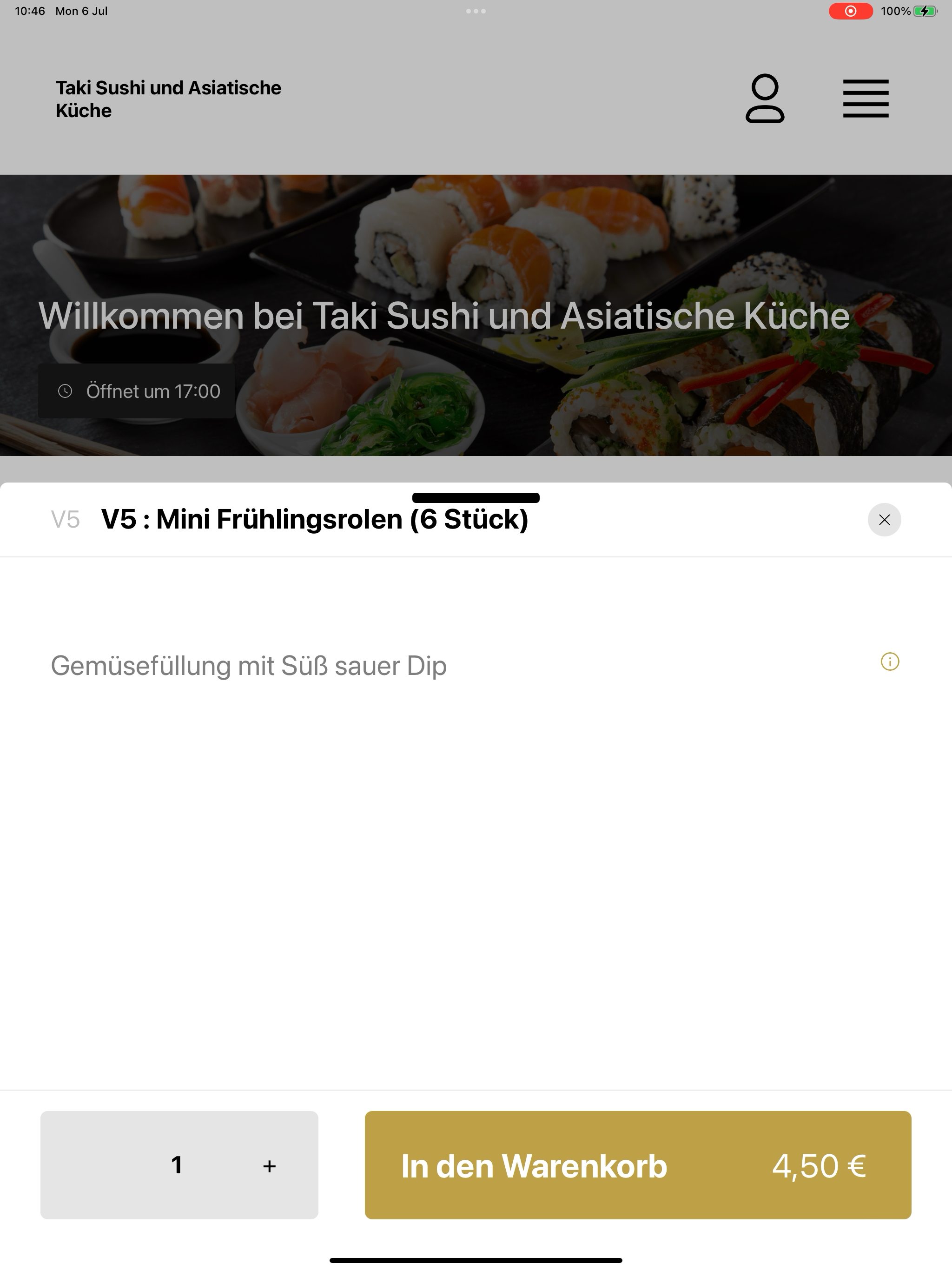 Taki Sushi und Asia Küche screenshot 10