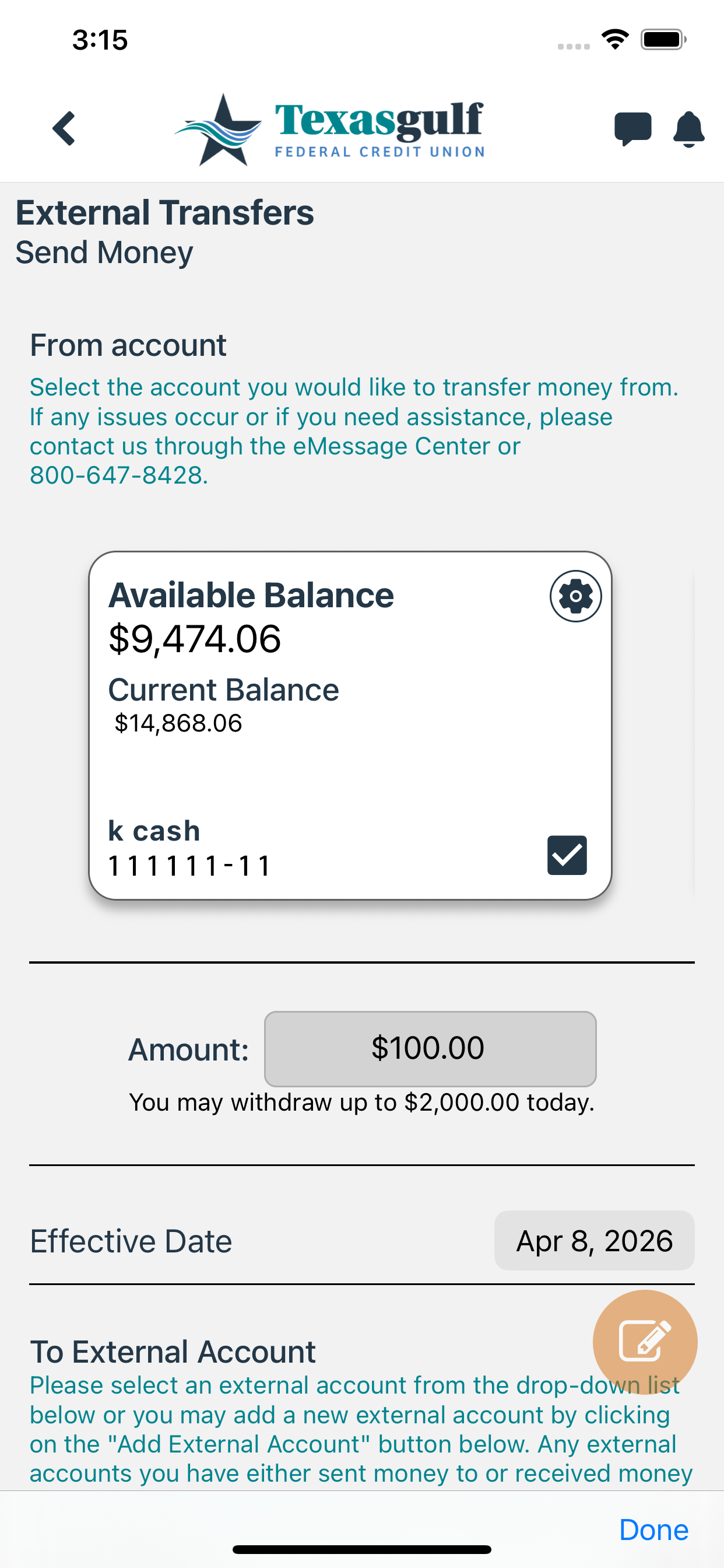 Texasgulf FCU screenshot 5