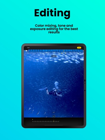 DeepColors: Dive Photo & Video iPad screenshot