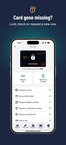 Capital One UK iPhone screenshot 5