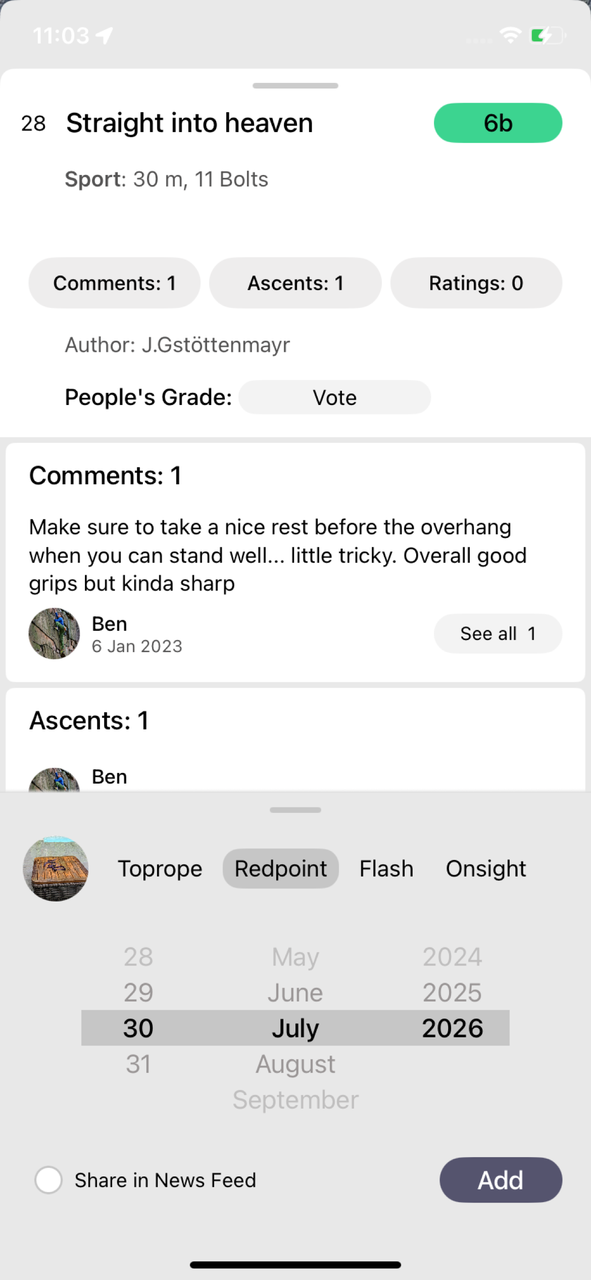 AllClimb screenshot 4