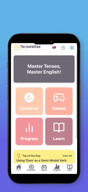 TenseWise screenshot 2