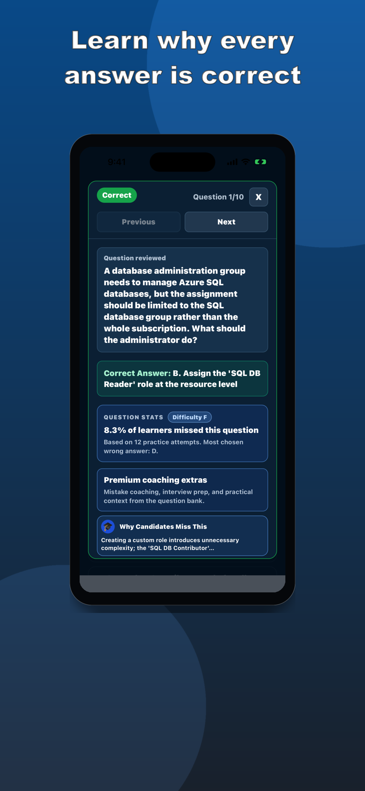 AZ-104 Practice Test screenshot 2