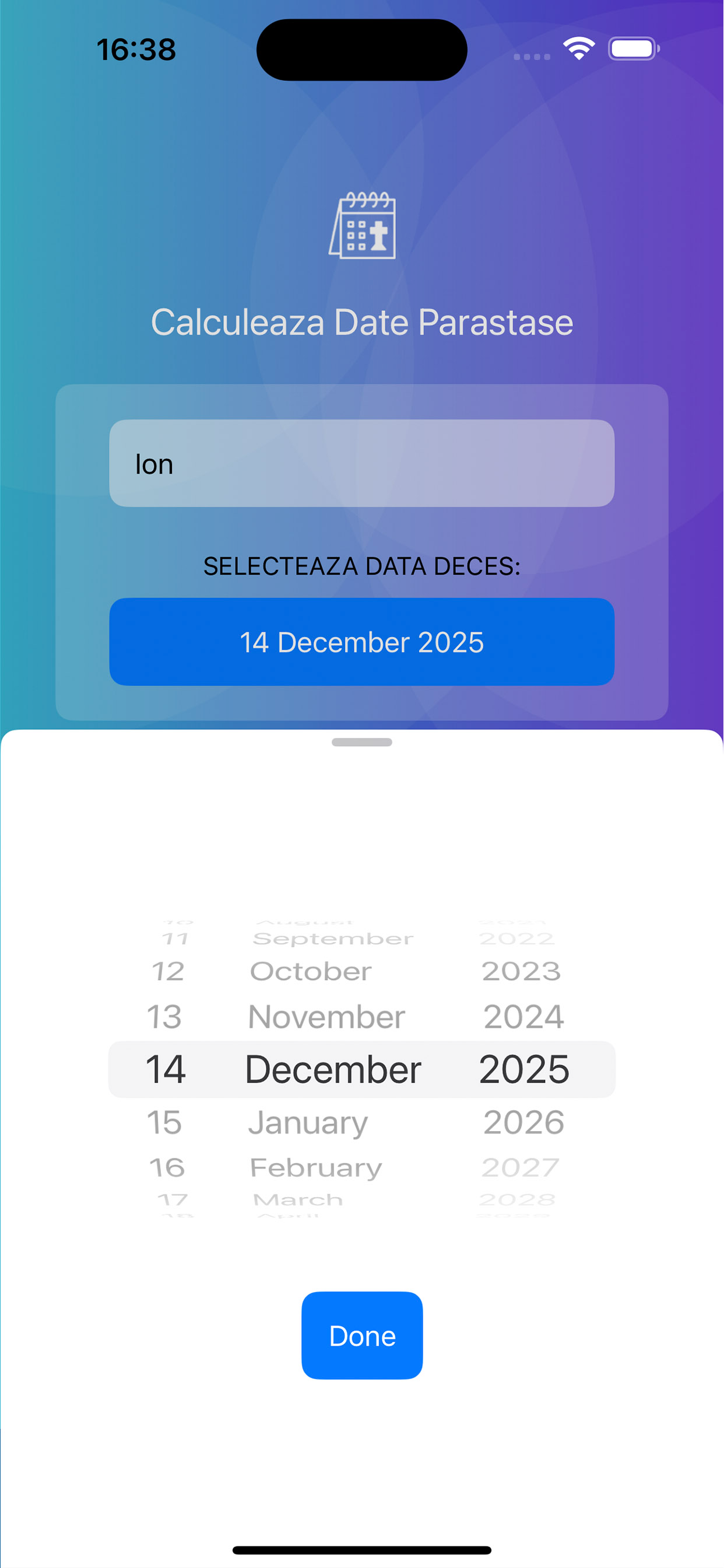Lista Parastaselor screenshot 5
