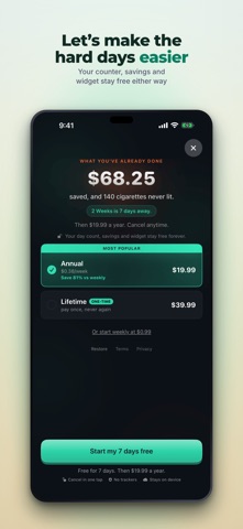 Quit Smoking: ClearDay Tracker Screenshot 4 of 10