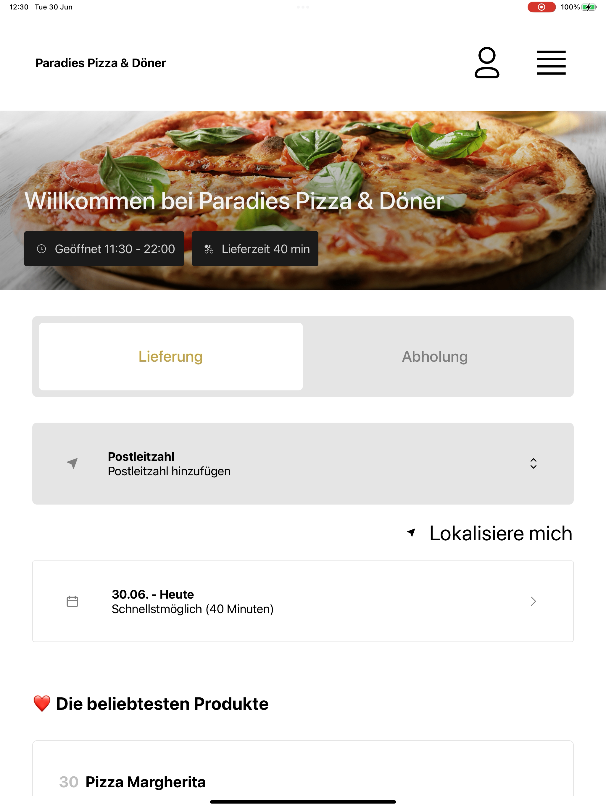 Paradies Pizza & Döner