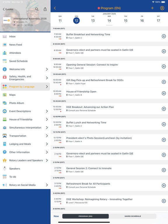 Screenshot #5 pour Rotary Events