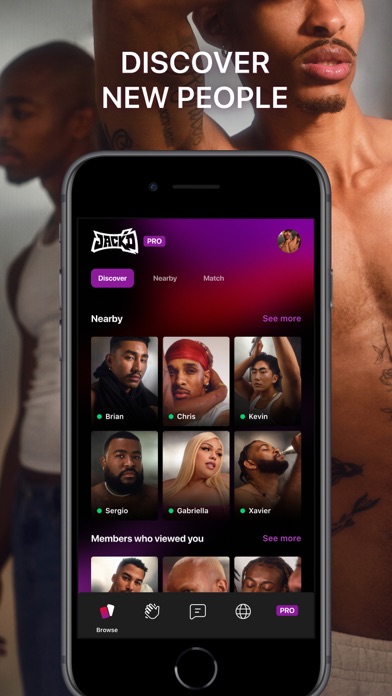 Screenshot #2 pour Jack’d - Gay chat & dating