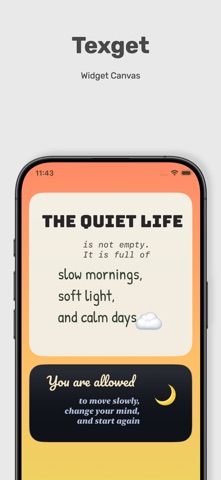 Texget - Widget Maker screenshot