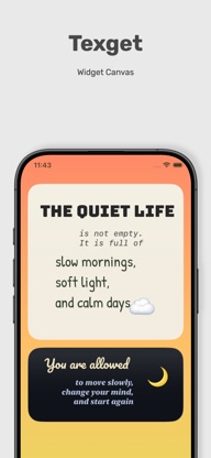 Texget - Widget Maker screenshot 1