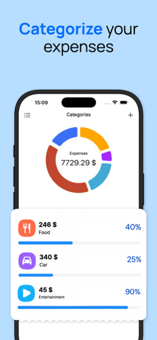SpendWave Expense tracker App Screenshot 2 of 5