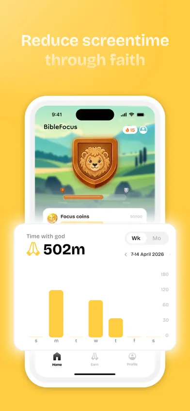 Bible Focus: Earn Screen Time screenshot 1