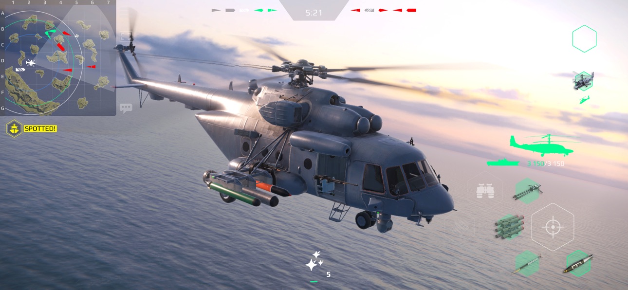 Modern Warships: Naval Battles iOS Mod IPA screenshot 4 - iOS game interface