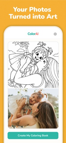 ColorAI: Coloring Book Maker iPhone screenshot