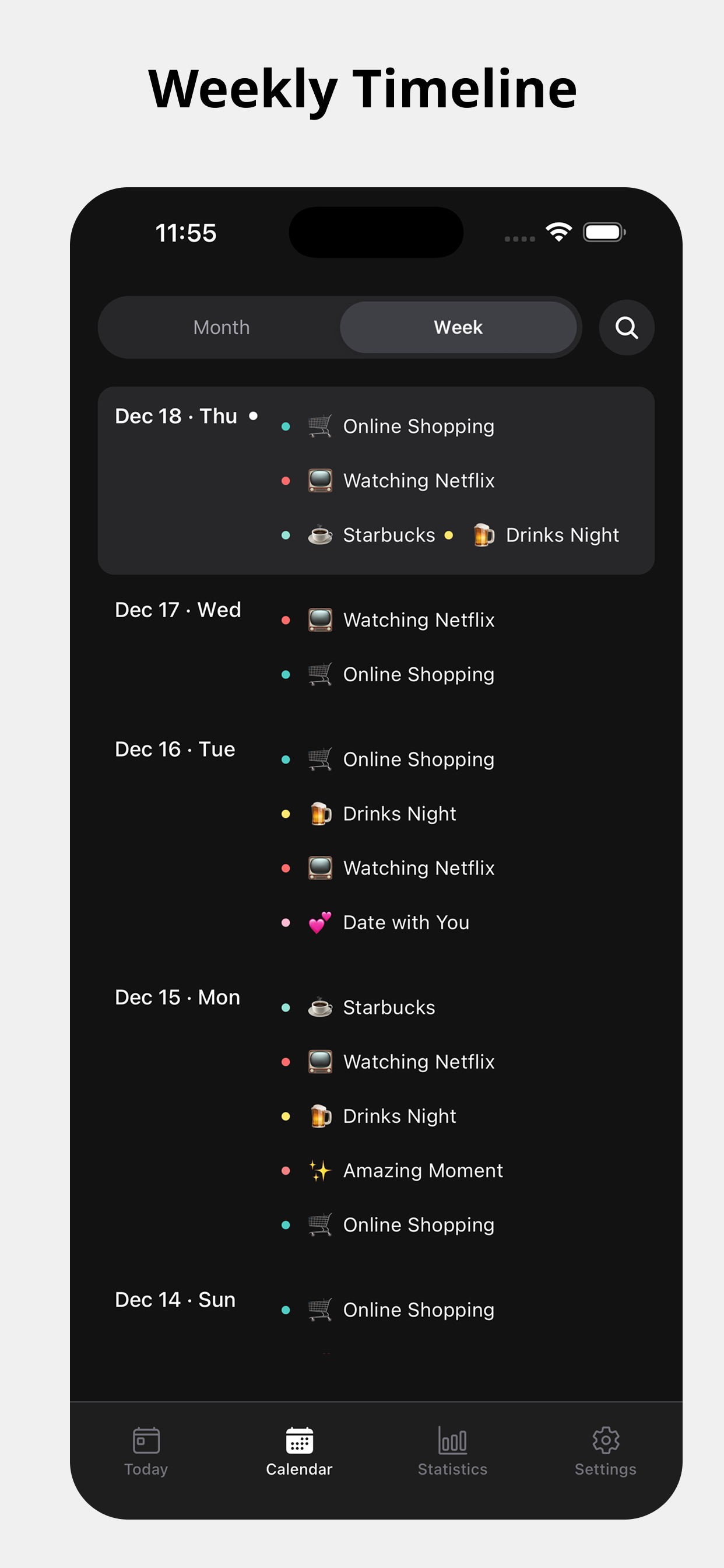 tagDay - Daily Log