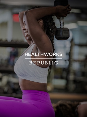 Healthworks + Republic Fitness iPad screenshot