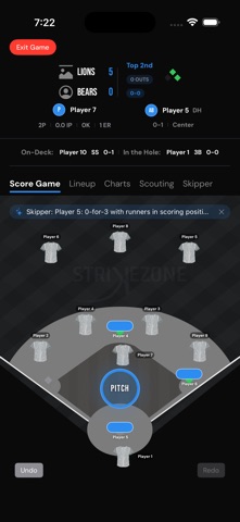 Strikezone: Baseball Scoring Screenshot 3 of 10