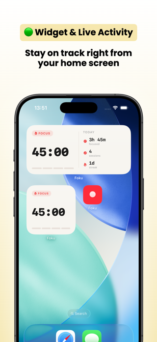 Foku - Pomodoro Focus Timer Screenshot 4 of 6