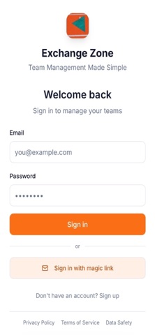 Exchange Zone screenshot
