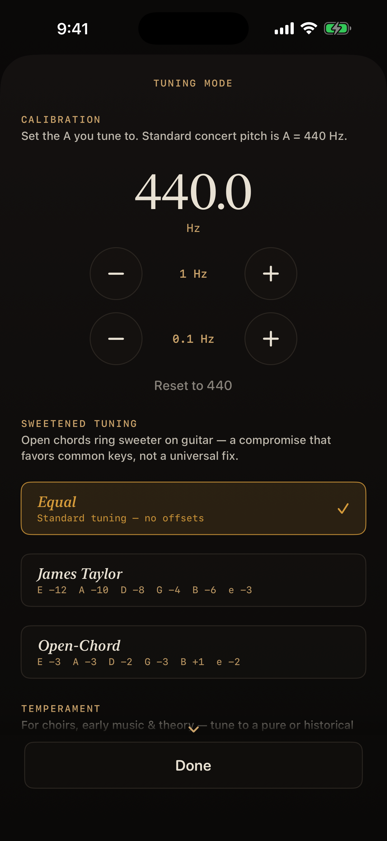 BassEducation Tuner screenshot 3