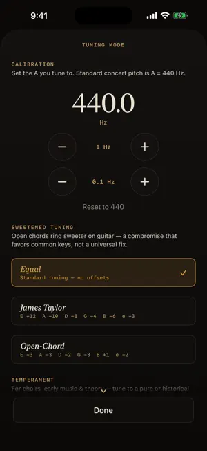 BassEducation Tuner screenshot 3