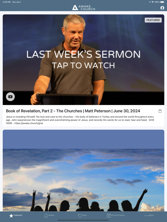 Screenshot #4 pour Awake Church App
