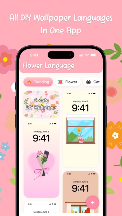 DIY Wallpaper: Flower Language Screenshot