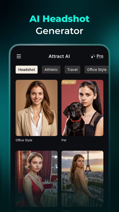 Attract AI: Photo Generator Screenshot