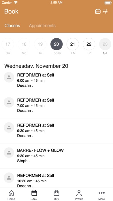 Self Pilates and Wellness Screenshot