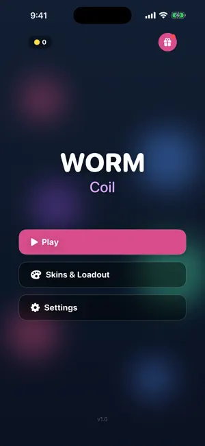 Worm Coil: io Arena Snake screenshot 1
