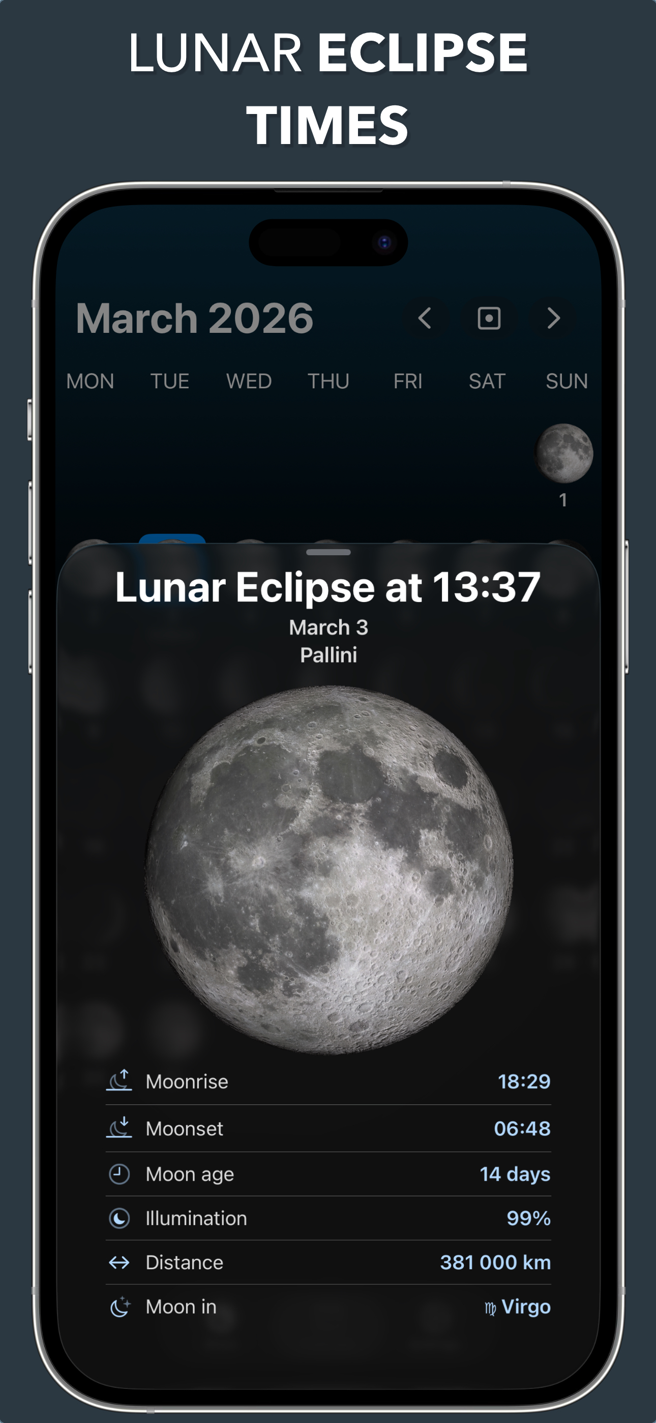 Lunar - Moon Phase & Widgets screenshot 10