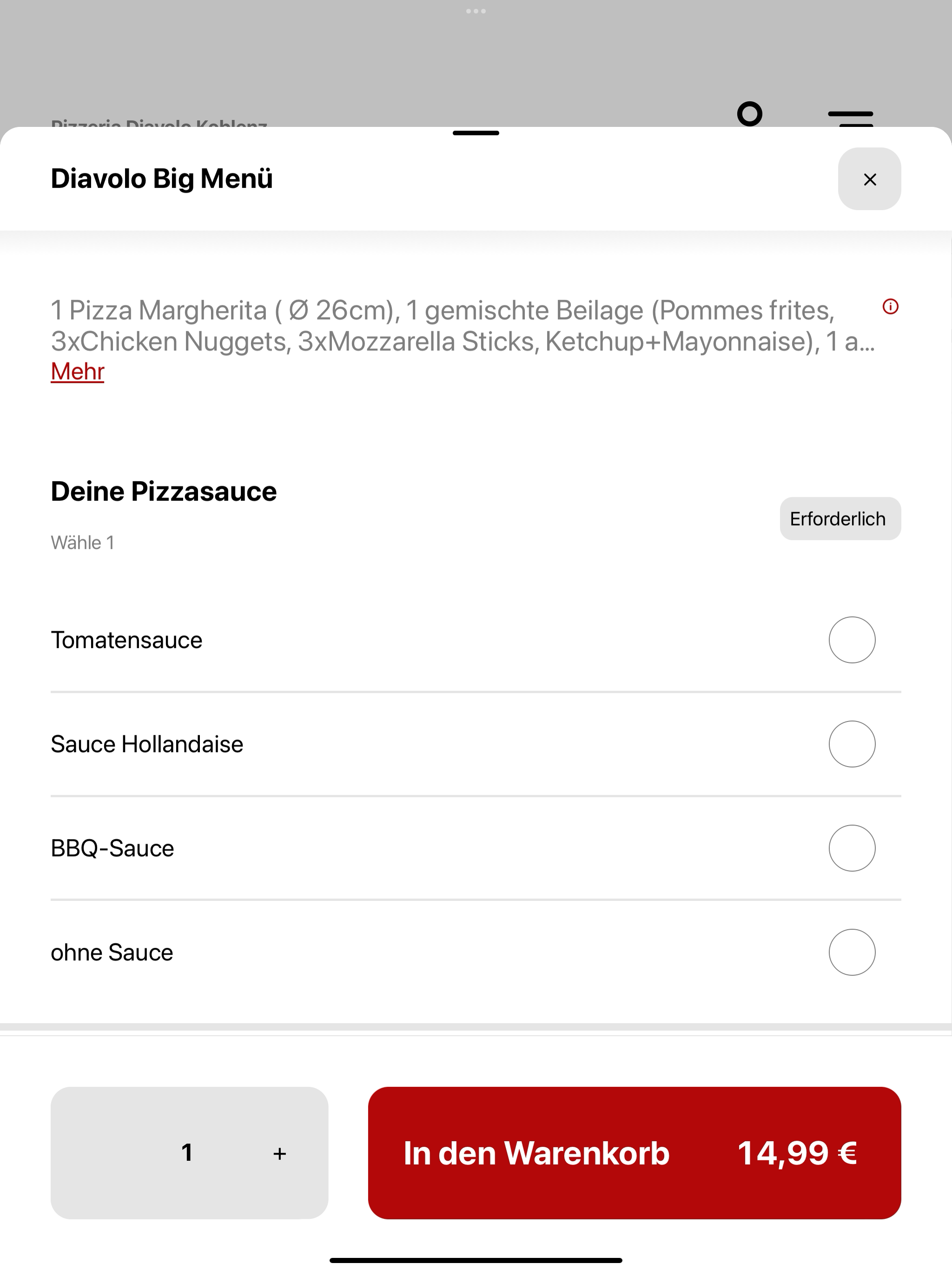 Pizzeria Diavolo Koblenz screenshot 8