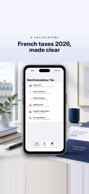MonCalculateur Impot 2026 screenshot 1