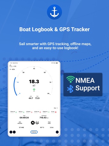 Boat Logbook & GPS Tracker iPad screenshot