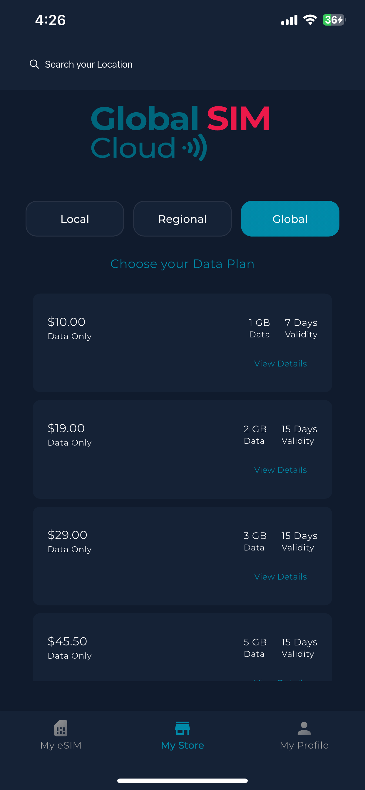 GlobalSIM Cloud