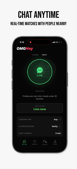 OMGHey: Live Chat Screenshot 1 of 6