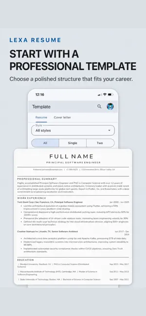 Resume Builder, CV Maker: Lexa screenshot 3