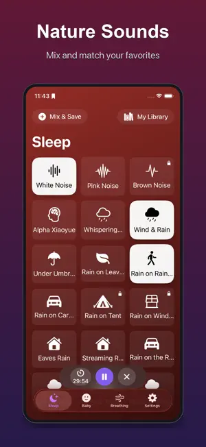 SleepMaster:White Noise&Sounds screenshot 1