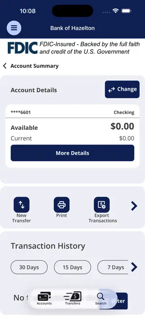 Bank of Hazelton screenshot 3
