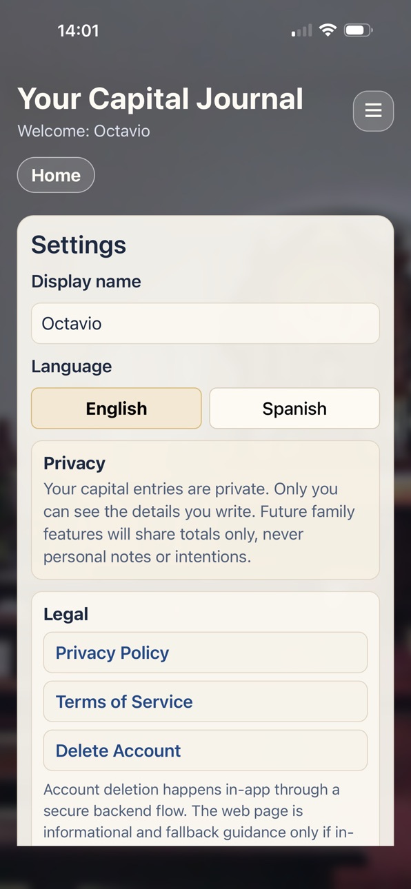 iPhone screenshot