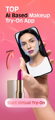 Cosmetics AI: Try On Face iPhone screenshot
