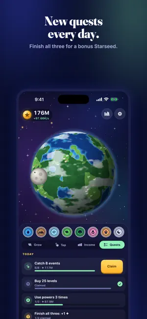 Tiny Planet: Idle Terraform screenshot 2