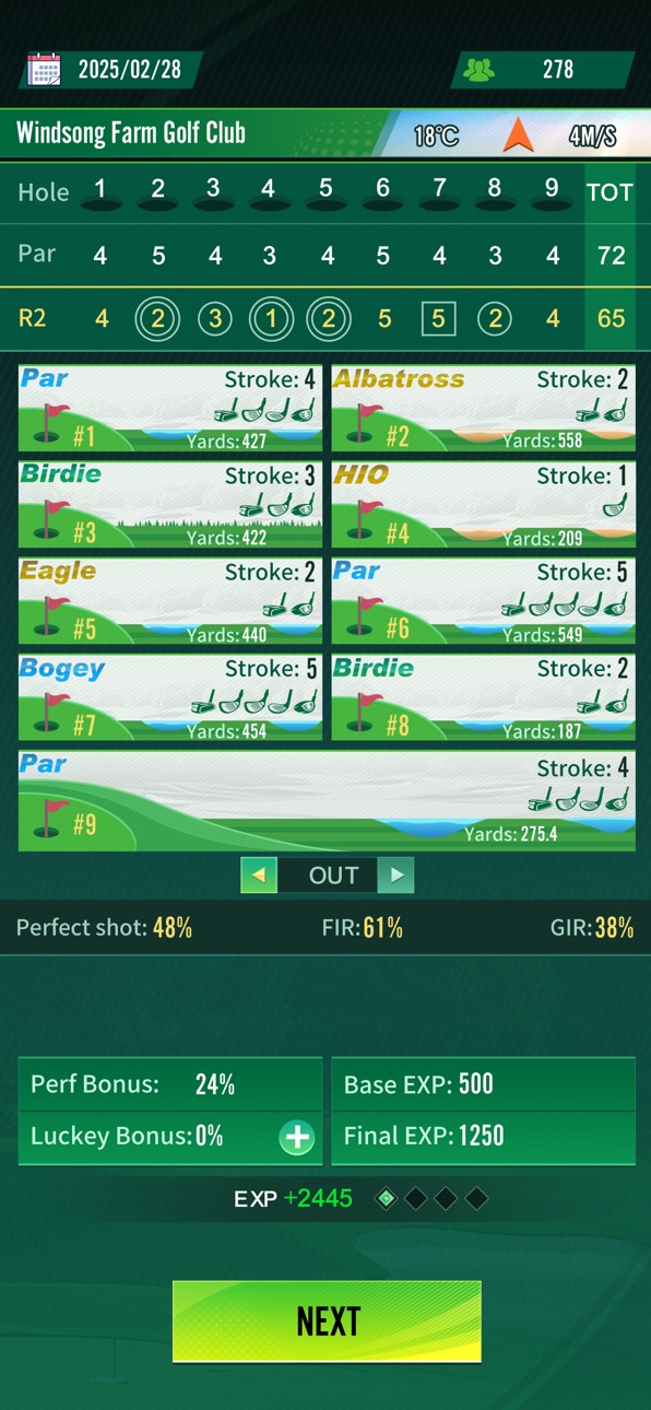Golf Rising Star Hack screenshot 6 - iOS game interface