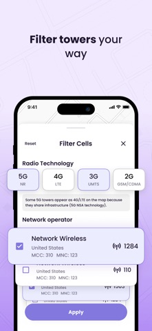 Cell Tower Locator & 4G/5G Map Screenshot 4 of 4