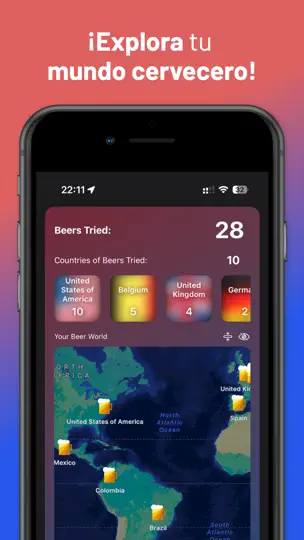 Captura de pantalla de Beer Counter - Social en iPhone 5