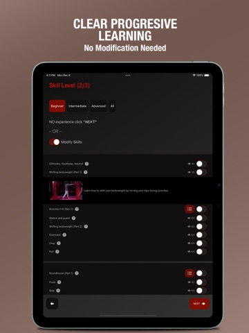 One Two Hook: Boxing Workouts iPad screenshot