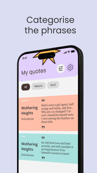 Screenshot #3 pour Quote List: Keeper