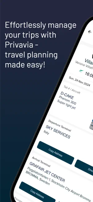 Privavia screenshot 1