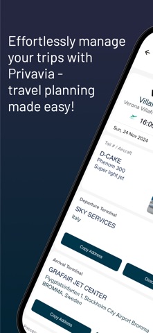 Privavia screenshot